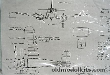 Execuform 1/72 Cessna T-50 - AT-17 'Bobcat' or 'Bamboo Bomber' - Bagged plastic model kit